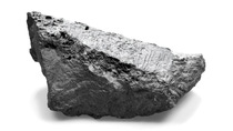A piece of nickel from New Caledonia in the South Pacific. One of the largest nickel mine in the world