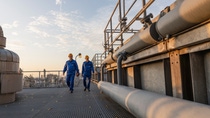 Die PolyTHF-Anlage am Verbundstandort Ludwigshafen. BASF, die das hier gefertigte Polytetrahydrofuran unter dem Markennamen PolyTHF® vermarktet, zählt mit Produktionsanlagen auf allen Kontinenten heute zu den global bedeutendsten Anbietern des vielseitigen Zwischenprodukts. Anlagenfahrer Wolfgang Higazi-Deissler (links) und Prozessmanager Armin Beitz-Urban (rechts) unternehmen ihren täglichen Kontrollrundgang durch die Anlage.  PolyTHF® ist ein wichtiges Ausgangsmaterial bei der Herstellung vieler verschiedener Produkte. Beispiele sind elastische Spandex- und Elastan-Fasern für Textilien. Dazu kommen abriebfeste Schläuche und Kabelummantelungen für den Fahrzeugbau. Auch Hersteller hochwertiger Räder für Skateboards und Inline-Skates benötigen dieses Zwischenprodukt. Die PolyTHF-Anlage am Verbundstandort Ludwigshafen. BASF, die das hier gefertigte Polytetrahydrofuran unter dem Markennamen PolyTHF® vermarktet, zählt mit Produktionsanlagen auf allen Kontinenten heute zu den global bedeutendsten Anbietern des vielseitigen Zwischenprodukts. Anlagenfahrer Wolfgang Higazi-Deissler (links) und Prozessmanager Armin Beitz-Urban (rechts) unternehmen ihren täglichen Kontrollrundgang durch die Anlage.  PolyTHF® ist ein wichtiges Ausgangsmaterial bei der Herstellung vieler verschiedener Produkte. Beispiele sind elastische Spandex- und Elastan-Fasern für Textilien. Dazu kommen abriebfeste Schläuche und Kabelummantelungen für den Fahrzeugbau. Auch Hersteller hochwertiger Räder für Skateboards und Inline-Skates benötigen dieses Zwischenprodukt.