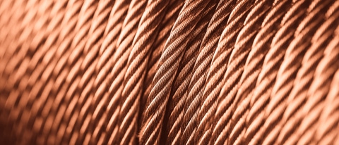 copper wire, steel wire golden red color tone.