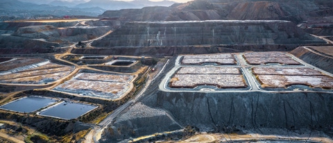 Solvent extraction plant at Skouriotissa copper mine in Cyprus