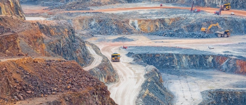 Riotinto mine in springtime