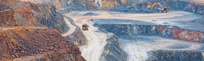 Riotinto mine in springtime